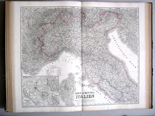 Hand-Atlas des Himmels und der Erde (1873)
34. Ober und Mittel-Italien