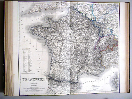 Hand-Atlas des Himmels und der Erde (1873)
36. Frankreich