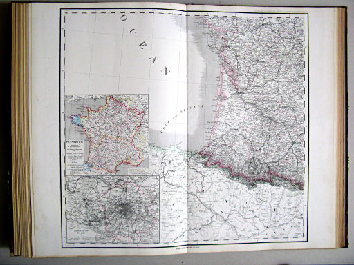 Hand-Atlas des Himmels und der Erde (1873)
39. Frankreich ... (südwestlich)