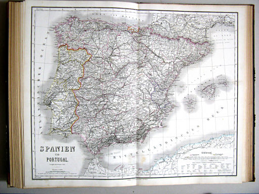 Hand-Atlas des Himmels und der Erde (1873)
41. Spanien und Portugal