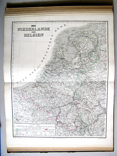 Hand-Atlas des Himmels und der Erde (1873)
44. Die Niederlande und Belgien