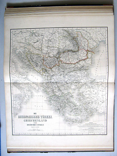 Hand-Atlas des Himmels und der Erde (1873)
48. Die Europaeische Türkei, Griechenland und die Ionischen Inseln