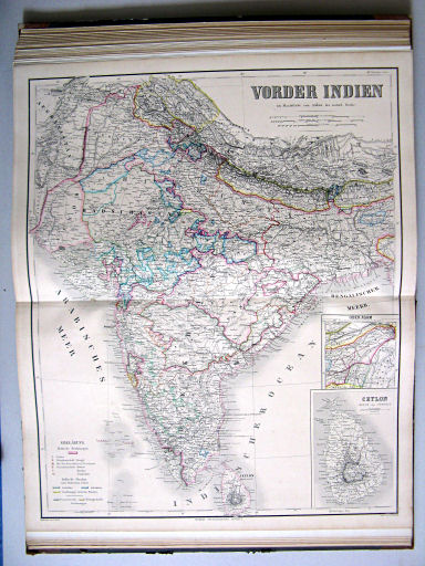 Hand-Atlas des Himmels und der Erde (1873)
53. Vorder Indien