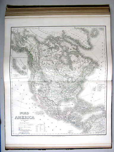 Hand-Atlas des Himmels und der Erde (1873)
60. Nord America mit Westindien