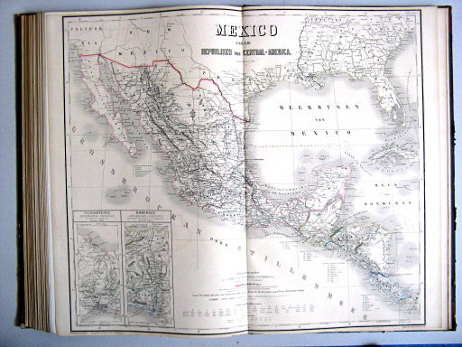 Hand-Atlas des Himmels und der Erde (1873)
63. Mexico und die Republiken von Central-America