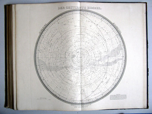 Hand-Atlas des Himmels und der Erde (1873)
69. Der gestirnte Himmel. Südliche Halbkugel