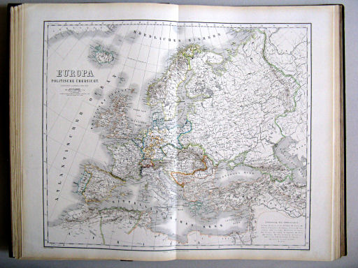 Hand-Atlas des Himmels und der Erde (1876)
6. Europa, politische Übersicht