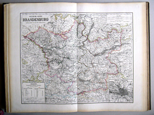 Hand-Atlas des Himmels und der Erde (1876)
15. Preussische Provinz Brandenburg