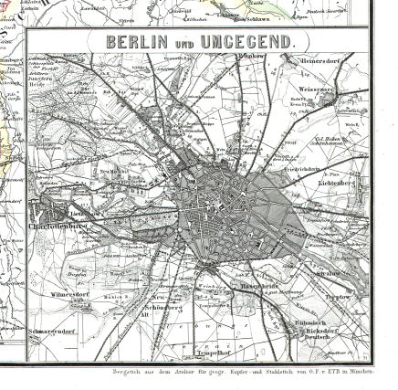 Hand-Atlas des Himmels und der Erde (1876)
15a. Berlin und Umgegend
