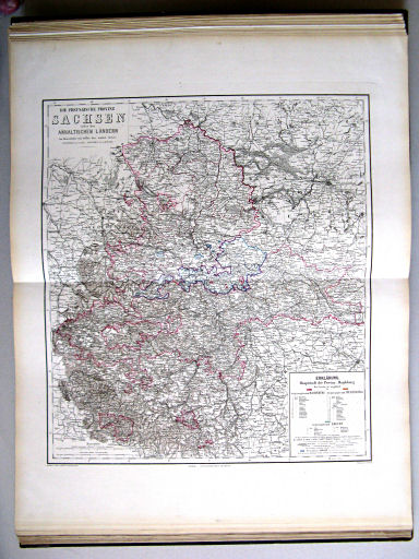 Hand-Atlas des Himmels und der Erde (1876)
16. Die Preussische Provinz Sachsen nebst den Anhaltischen Ländern
