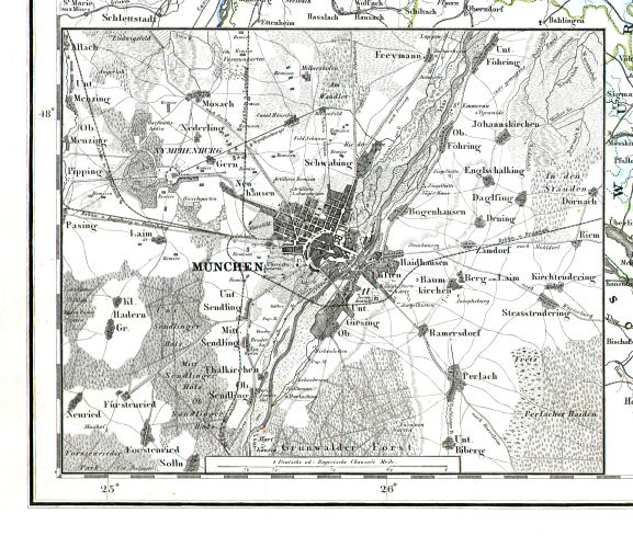 Hand-Atlas des Himmels und der Erde (1876)
20a. Umgebung von München