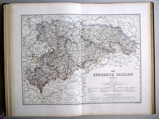 Hand-Atlas des Himmels und der Erde (1876)
22. Das Königreich Sachsen