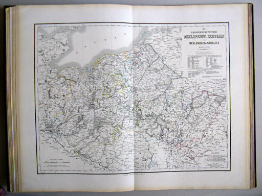 Hand-Atlas des Himmels und der Erde (1876)
23. Die Grossherzogthümer Meklenburg-Schwerin und Meklenburg-Strelitz