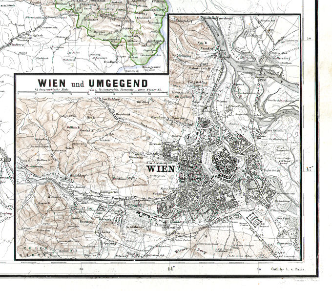 Hand-Atlas des Himmels und der Erde (1876)
26a. Wien und Umgegend