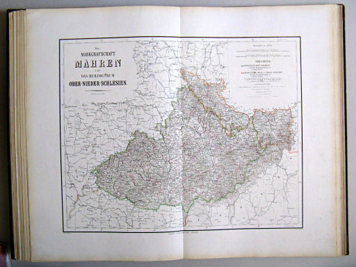 Hand-Atlas des Himmels und der Erde (1876)
27. Die Markgrafschaft Mähren und das Herzogthum Ober- u. Nieder-Schlesien