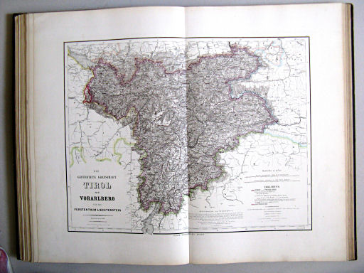 Hand-Atlas des Himmels und der Erde (1876)
30. Die gefürstete Grafschaft Tirol mit Vorarlberg und das Fürstenthum Liechtenstein