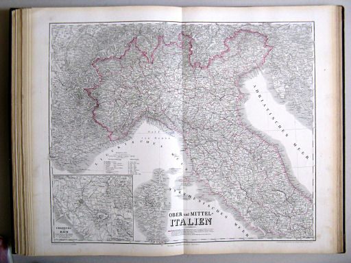 Hand-Atlas des Himmels und der Erde (1876)
34. Ober und Mittel-Italien