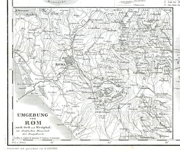 Hand-Atlas des Himmels und der Erde (1876)
34a. Umgebung von Rom