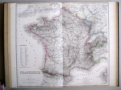 Hand-Atlas des Himmels und der Erde (1876)
36. Frankreich