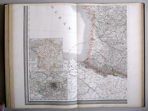 Hand-Atlas des Himmels und der Erde (1876)
39. Frankreich ... (südwestlich)