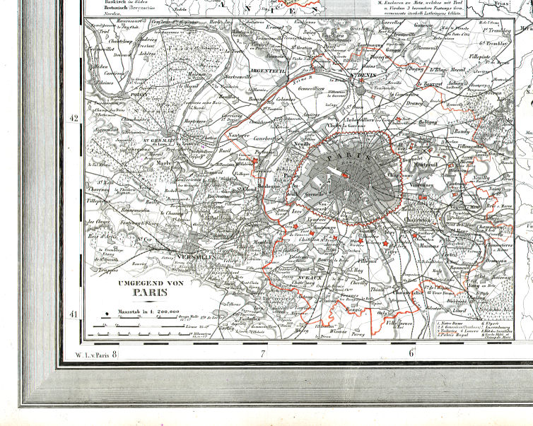 Hand-Atlas des Himmels und der Erde (1876)
39b. Umgegend von Paris