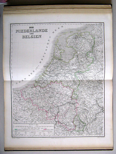 Hand-Atlas des Himmels und der Erde (1876)
44. Die Niederlande und Belgien
