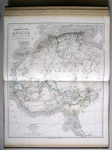 Hand-Atlas des Himmels und der Erde (1876)
56. Das nordwestliche Africa