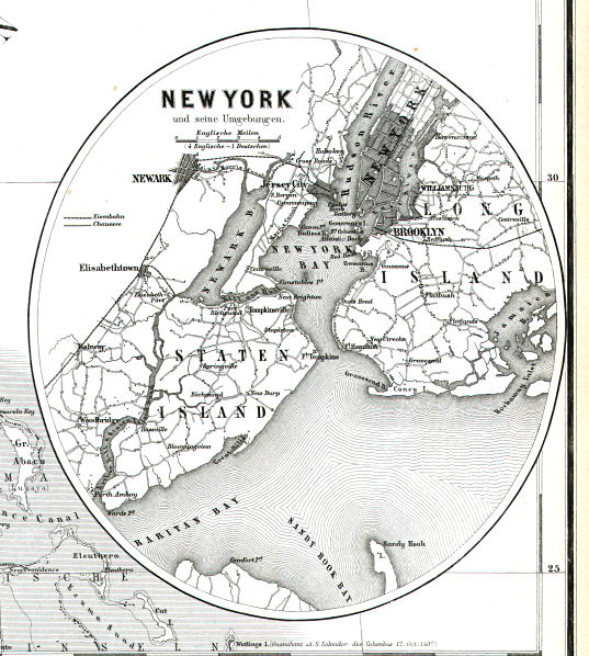Hand-Atlas des Himmels und der Erde (1876)
62a. New-York und seine Umgebungen