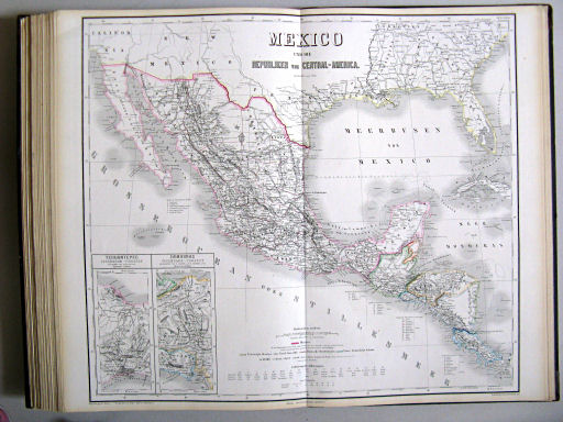 Hand-Atlas des Himmels und der Erde (1876)
63. Mexico und die Republiken von Central-America
