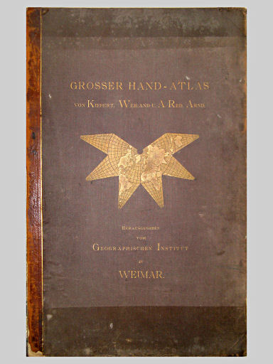 Hand-Atlas des Himmels und der Erde (1880)
Voorkant band