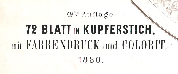Hand-Atlas des Himmels und der Erde (1880)
Titelpagina, detail / Title page, detail 