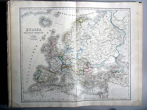 Hand-Atlas des Himmels und der Erde (1880)
6. Europa, politische Übersicht
