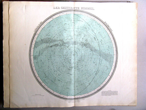 Hand-Atlas des Himmels und der Erde (1880)
B. Der gestirnte Himmel. Nördliche Halbkugel