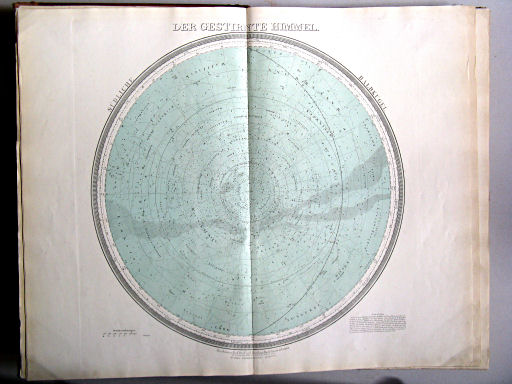 Hand-Atlas des Himmels und der Erde (1880)
C. Der gestirnte Himmel. Südliche Halbkugel