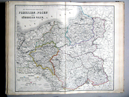 Hand-Atlas des Himmels und der Erde (1880)
12. Die Preussischen Provinzen Preussen und Posen und das Königreich Polen