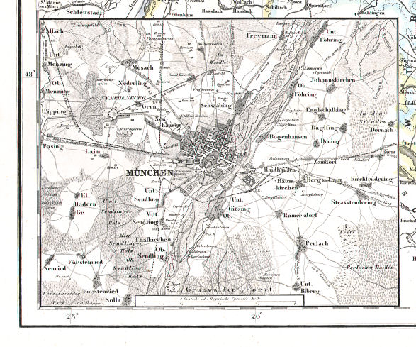 Hand-Atlas des Himmels und der Erde (1880)
20a. Umgebung von München