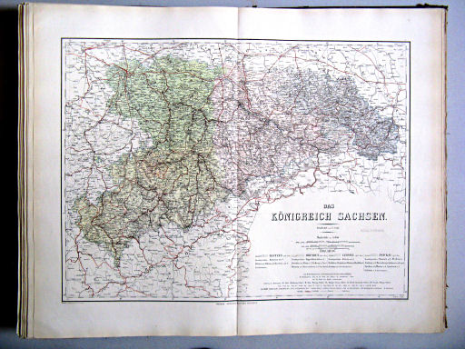 Hand-Atlas des Himmels und der Erde (1880)
22. Das Königreich Sachsen