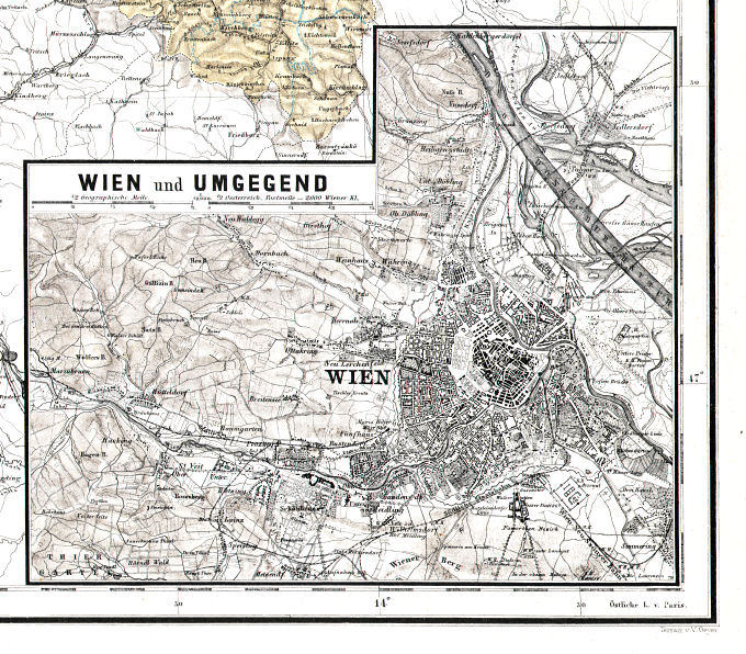 Hand-Atlas des Himmels und der Erde (1880)
26a. Wien und Umgegend