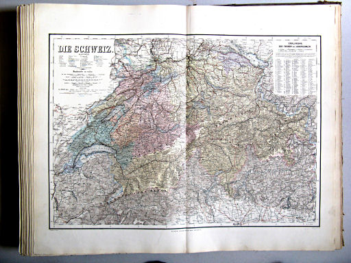 Hand-Atlas des Himmels und der Erde (1880)
32. Die Schweiz
