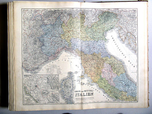 Hand-Atlas des Himmels und der Erde (1880)
34. Ober und Mittel-Italien