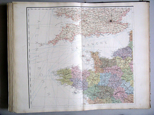 Hand-Atlas des Himmels und der Erde (1880)
37. Frankreich ... (nordwestlich)