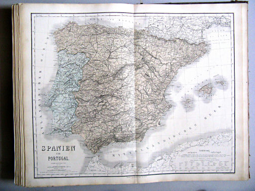 Hand-Atlas des Himmels und der Erde (1880)
41. Spanien und Portugal