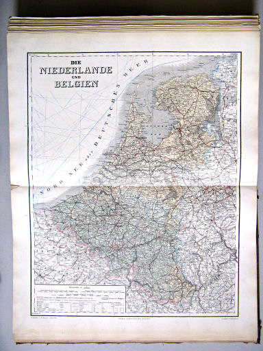 Hand-Atlas des Himmels und der Erde (1880)
44. Die Niederlande und Belgien