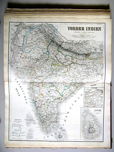 Hand-Atlas des Himmels und der Erde (1880)
53. Vorder Indien