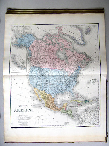 Hand-Atlas des Himmels und der Erde (1880)
60. Nord America mit Westindien