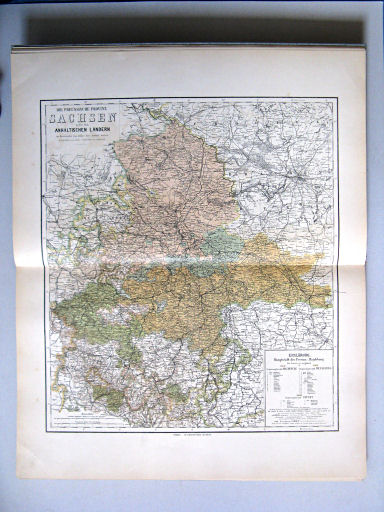 Hand-Atlas des Himmels und der Erde (1886)
16. Die Preussische Provinz Sachsen nebst den Anhaltischen Ländern