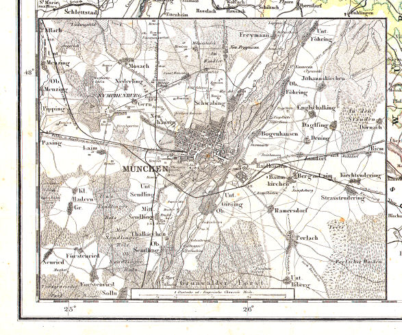 Hand-Atlas des Himmels und der Erde (1886)
20a. Umgebung von München