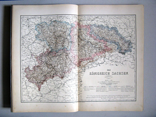 Hand-Atlas des Himmels und der Erde (1886)
22. Das Königreich Sachsen