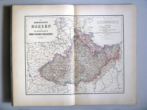 Hand-Atlas des Himmels und der Erde (1886)
27. Die Markgrafschaft Mähren und das Herzogthum Ober- u. Nieder-Schlesien