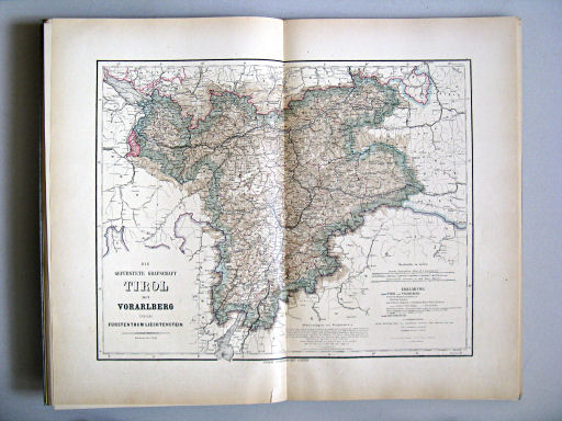 Hand-Atlas des Himmels und der Erde (1886)
30. Die gefürstete Grafschaft Tirol mit Vorarlberg und das Fürstenthum Liechtenstein